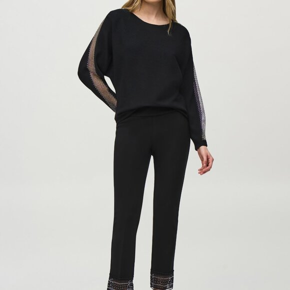 Sequined studded Ribkoff swaeter - Picture 1 of 4